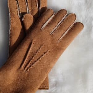 Gants en Agneau Retourné