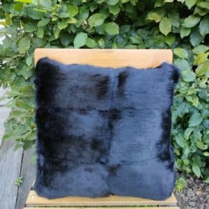 Coussin Lapin Black