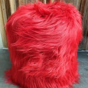 Pouf Sheep Iceland Red
