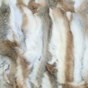 Plaid Lapin Marron & Blanc