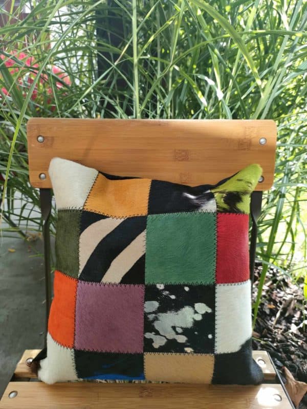 Multicolor Cow Cushion