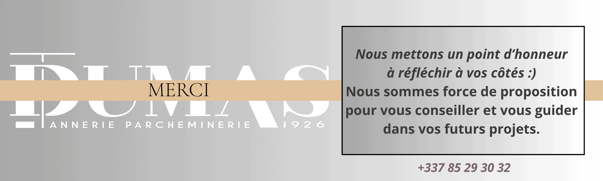 TANNERIE DUMAS, artisan en marbrerie et parqueterie depuis 1926, spécialiste du parquet en bois naturel et en aménagement intérieur de qualité en France.